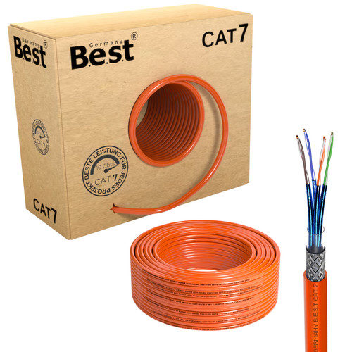 Cat verlegekabel ftp awg25 - 7, s/ftp