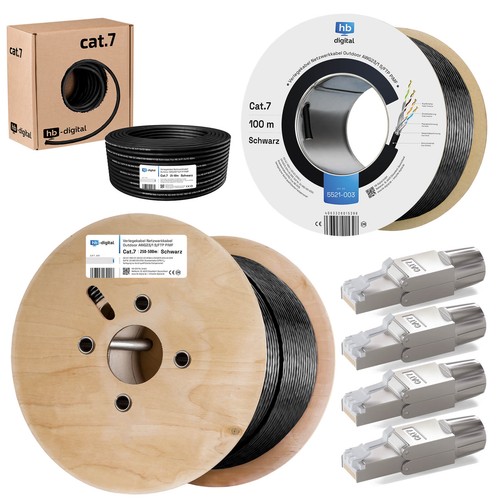 Cat7 verlegekabel kupfer - verlegekabel, kabel