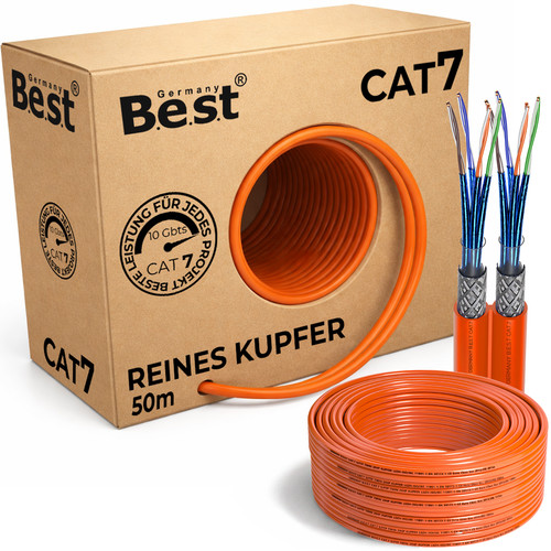 Cat duplex verlegekabel - 7,
